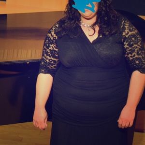 COPY - Kiyonna Black Lace Soirée Gown 2